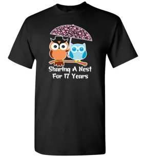 17 Years Wedding Anniversary Gifts Valentine's Day T-shirt