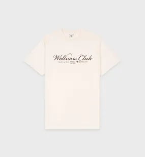 1800 Health T-Shirt - Cream/Chocolate