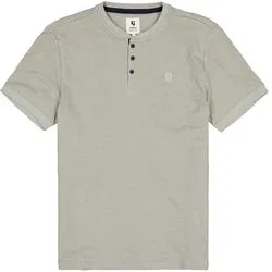 3-BUTTON HENLEY FRESH OLIVE MOD-FIT T-SHIRT