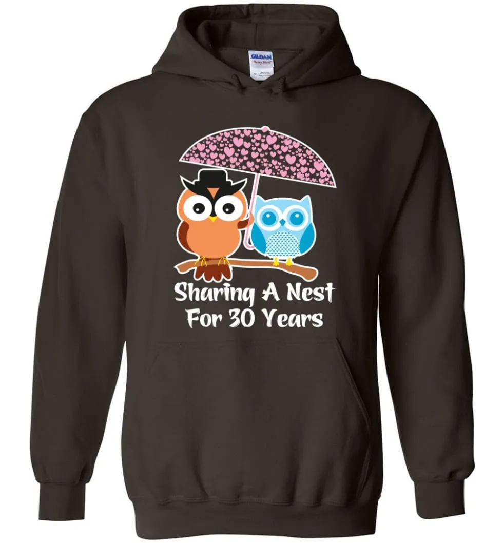 30 Years Wedding Anniversary Gifts Valentine's Day Hoodie