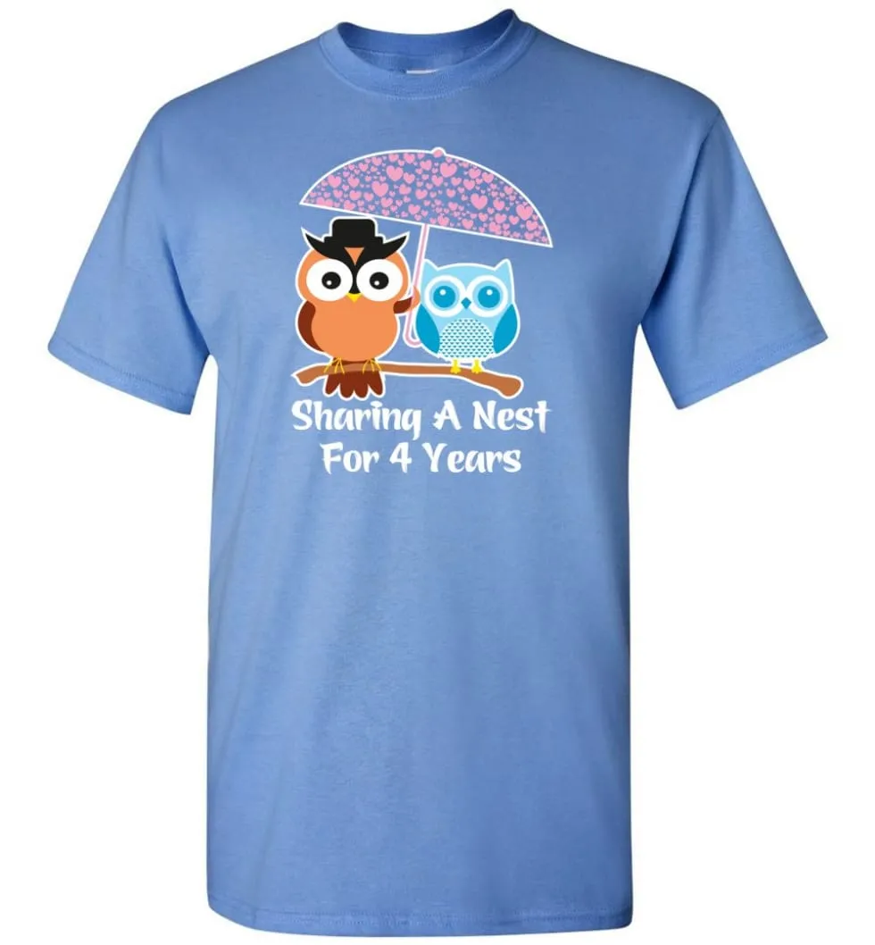 4 Years Wedding Anniversary Gifts Valentine's Day T-shirt