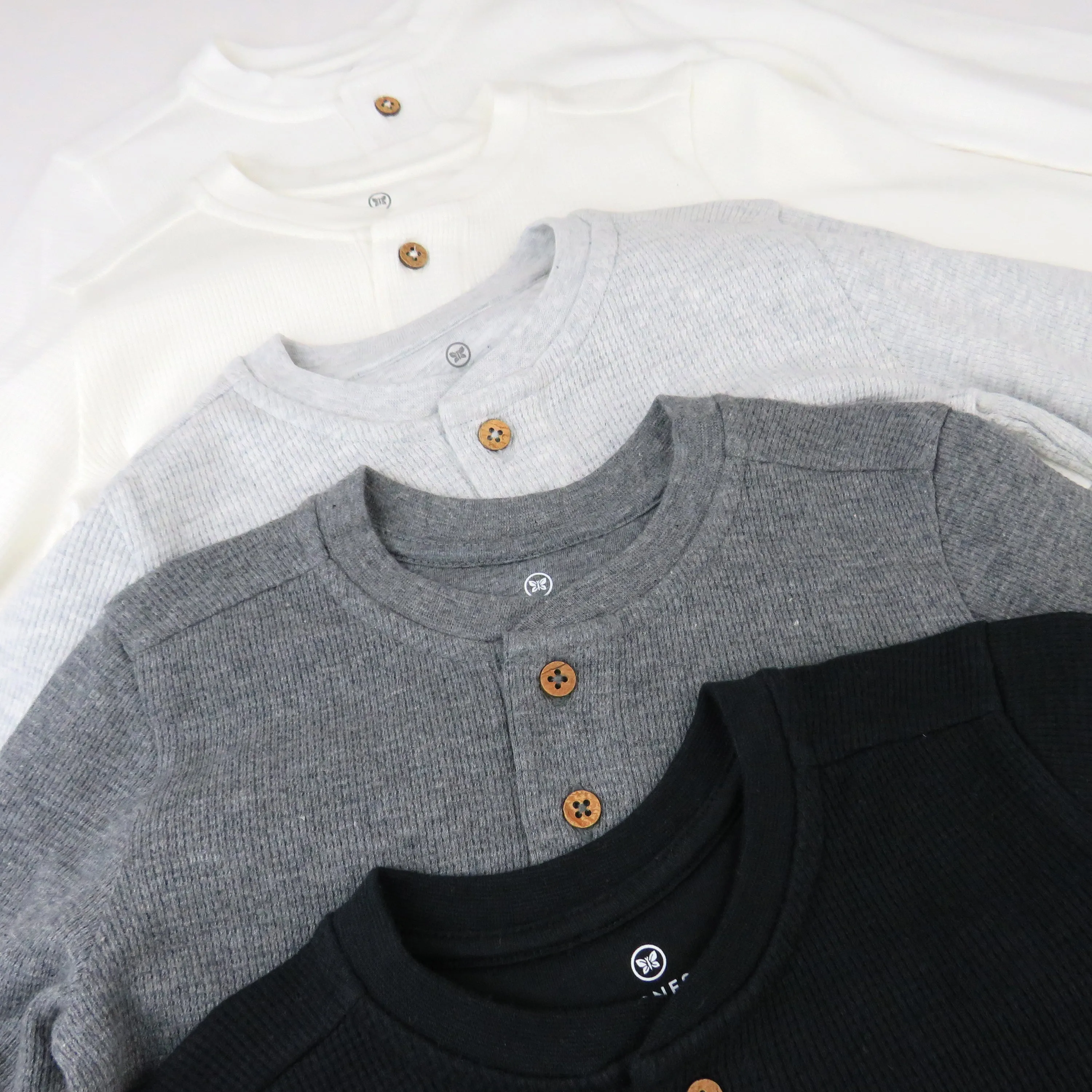 5-Pack Waffle Henley