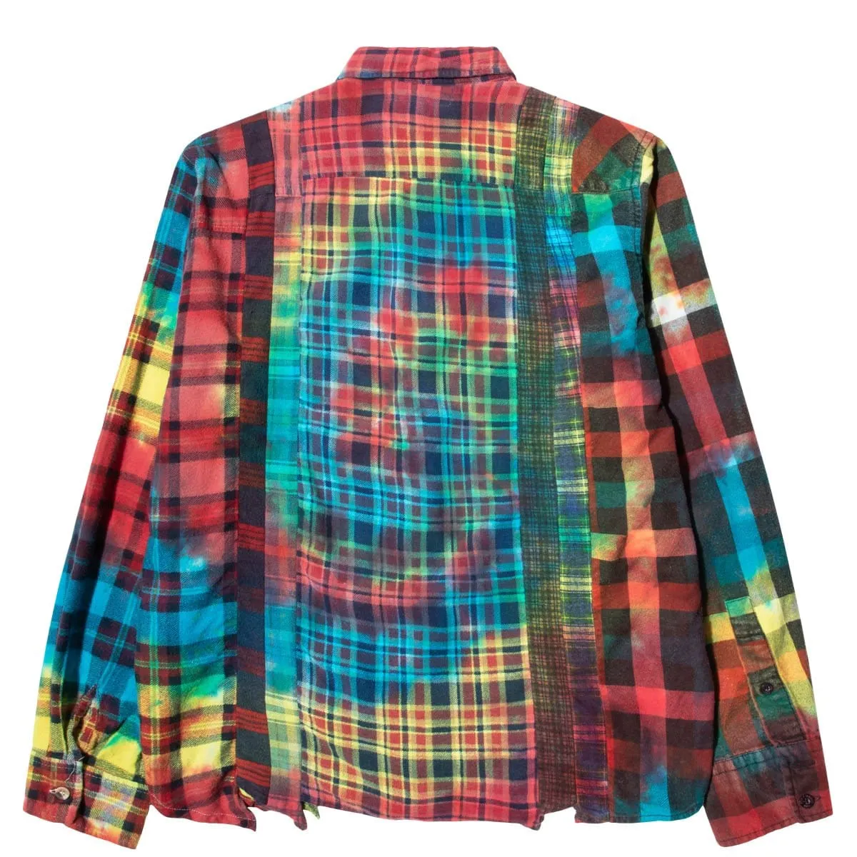 7 CUTS FLANNEL TIE DYE SHIRT FW20 7