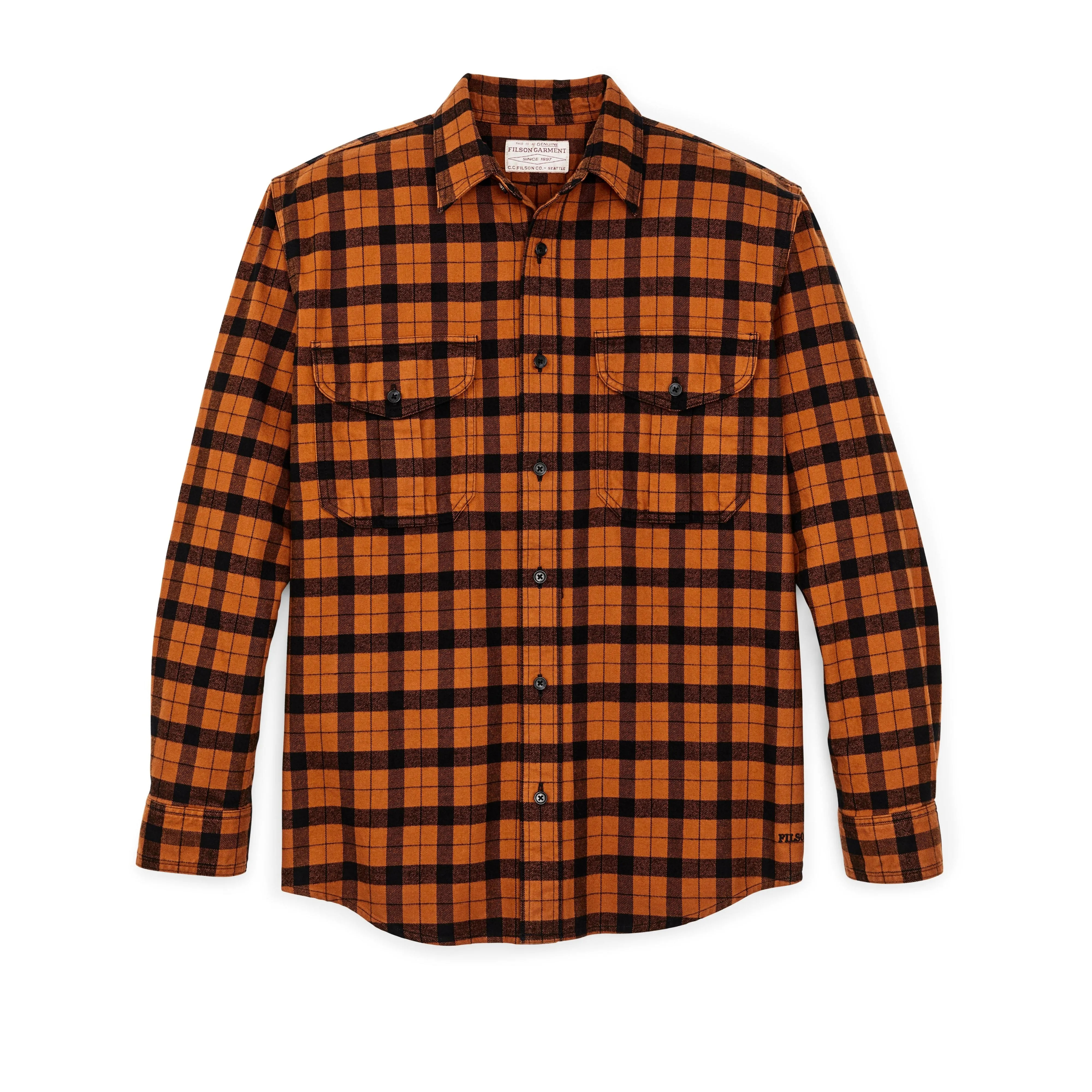 Alaskan Guide Shirt- Pecan/Black Plaid