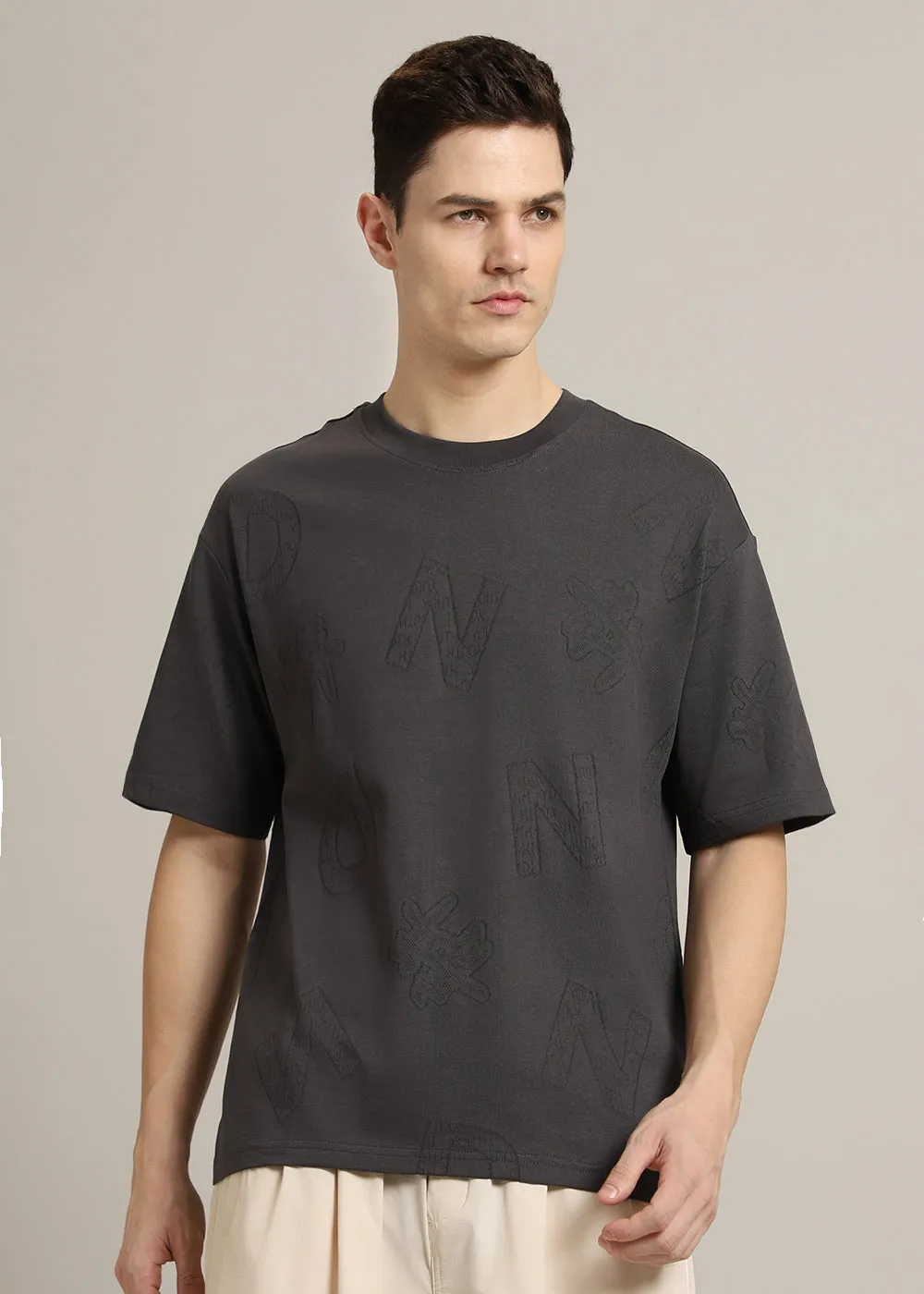 Alpha Grey Oversized T-shirt