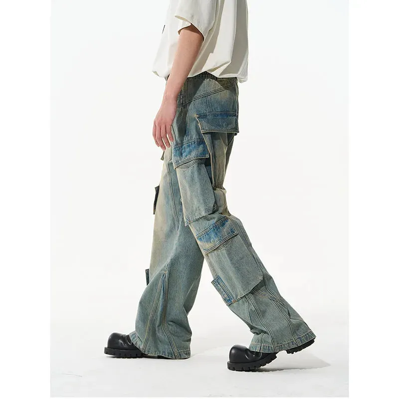 American Cargo Oversized Baggy Wide Leg Pants