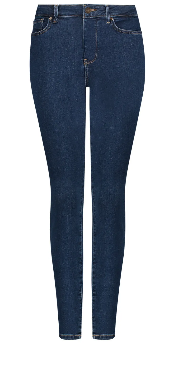 Ami Skinny Jeans Mediumblauw Premium Denim | Quinn