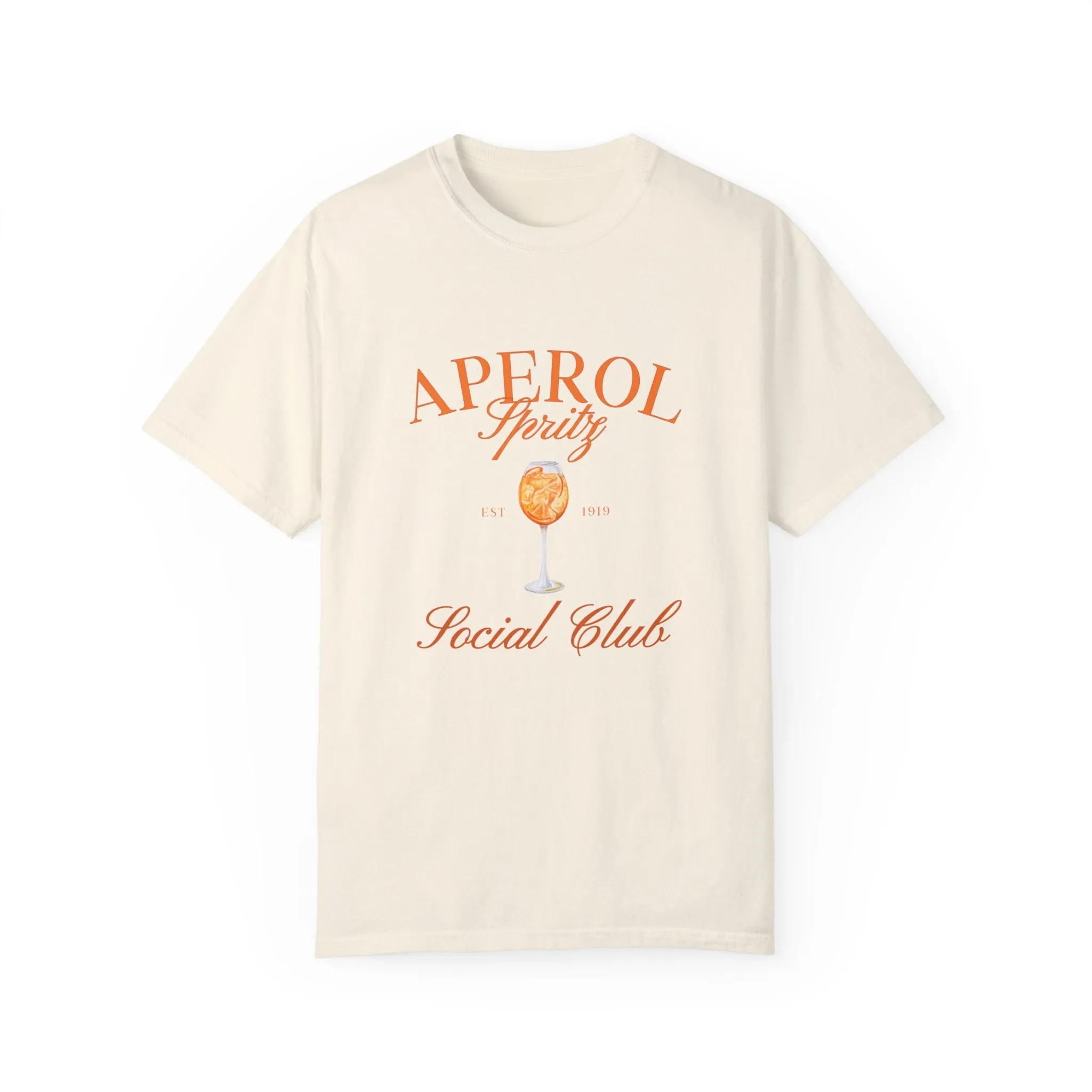 APEROL SPRITZ SOCIAL CLUB EST 1919 TEE (COMFORT COLORS)