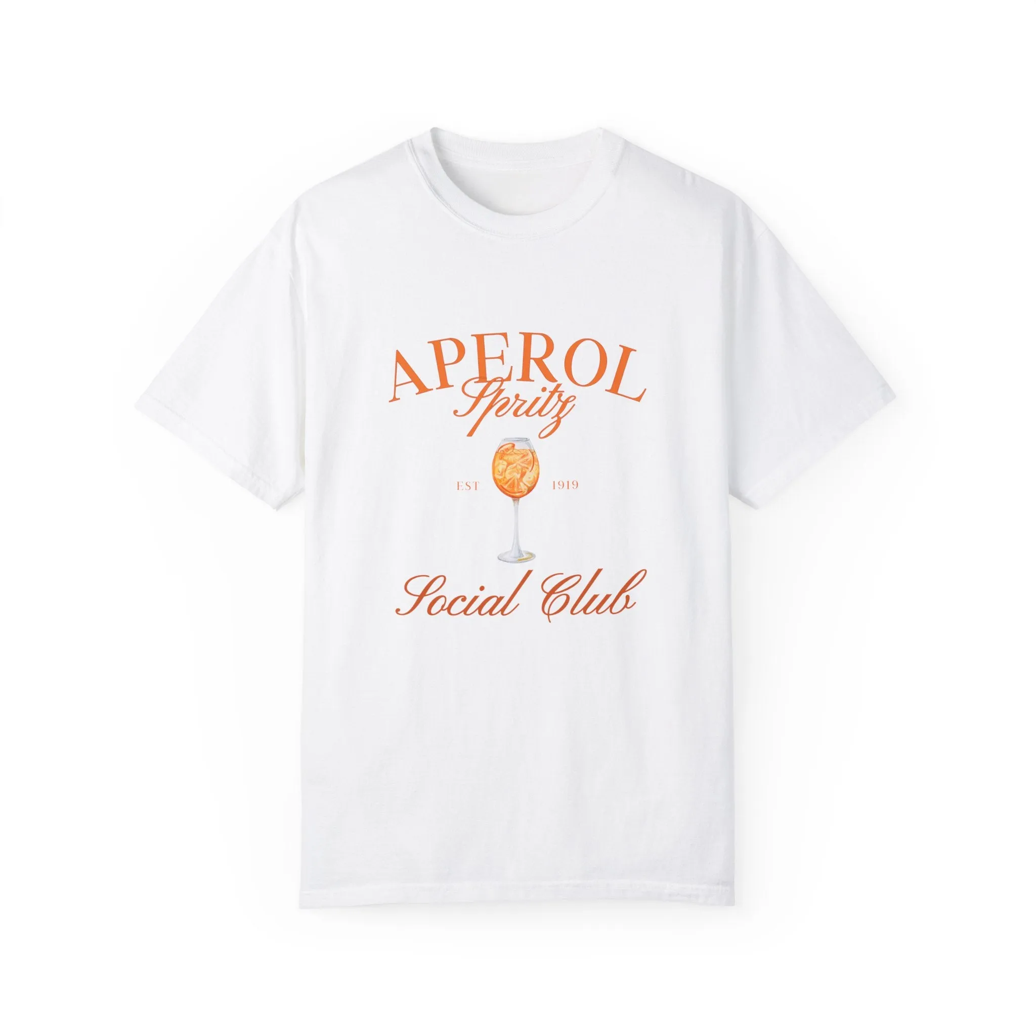 APEROL SPRITZ SOCIAL CLUB EST 1919 TEE (COMFORT COLORS)