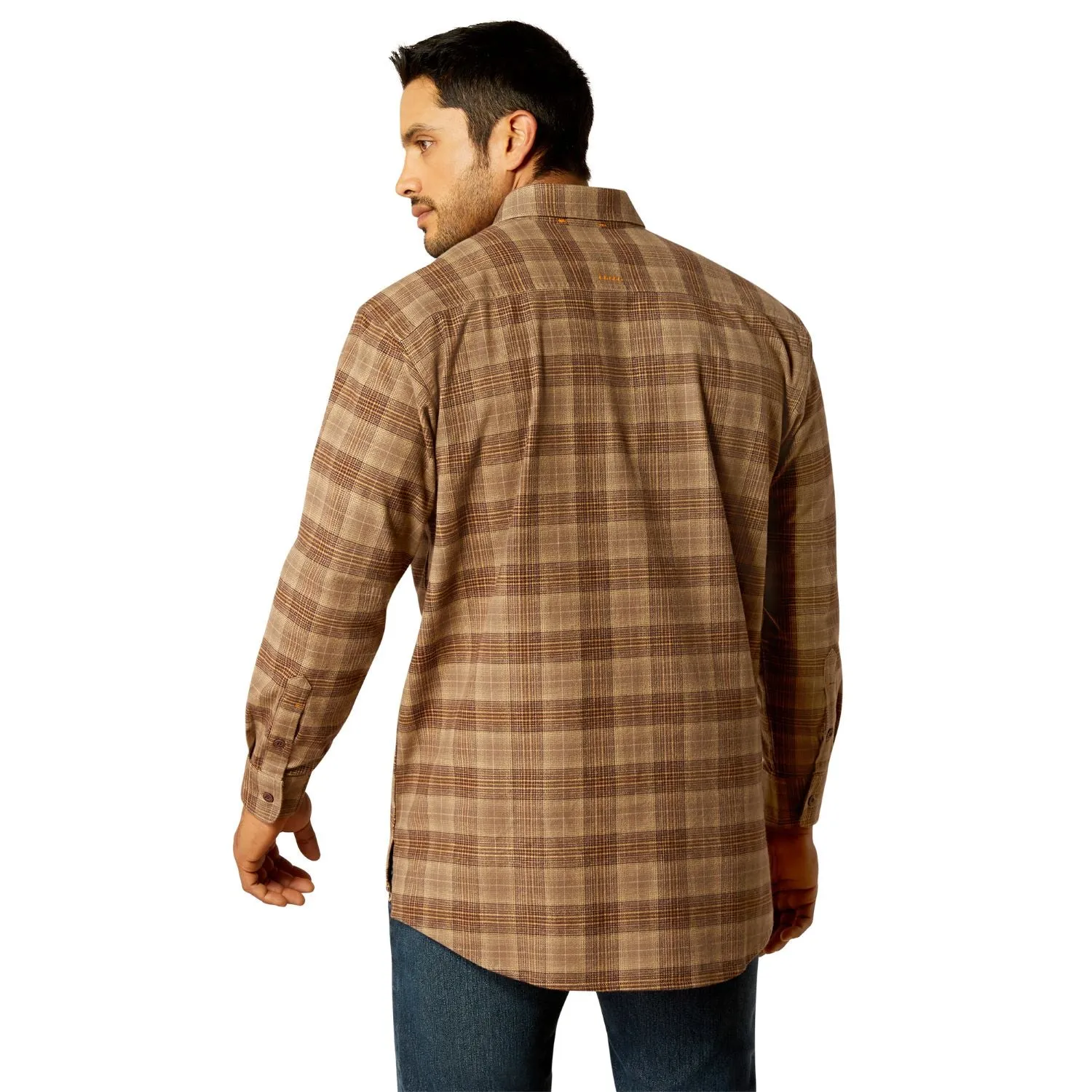 Ariat Men's Rebar Flannel DuraStretch™ Button-Down Work Shirt