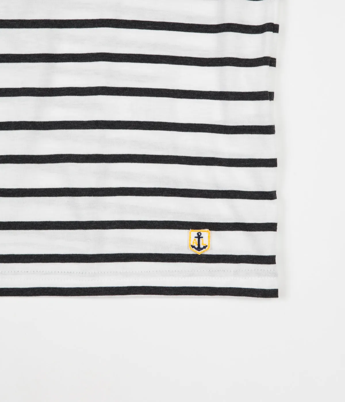 Armor Lux Breton Sailor Striped T-Shirt - Milk / Ebony