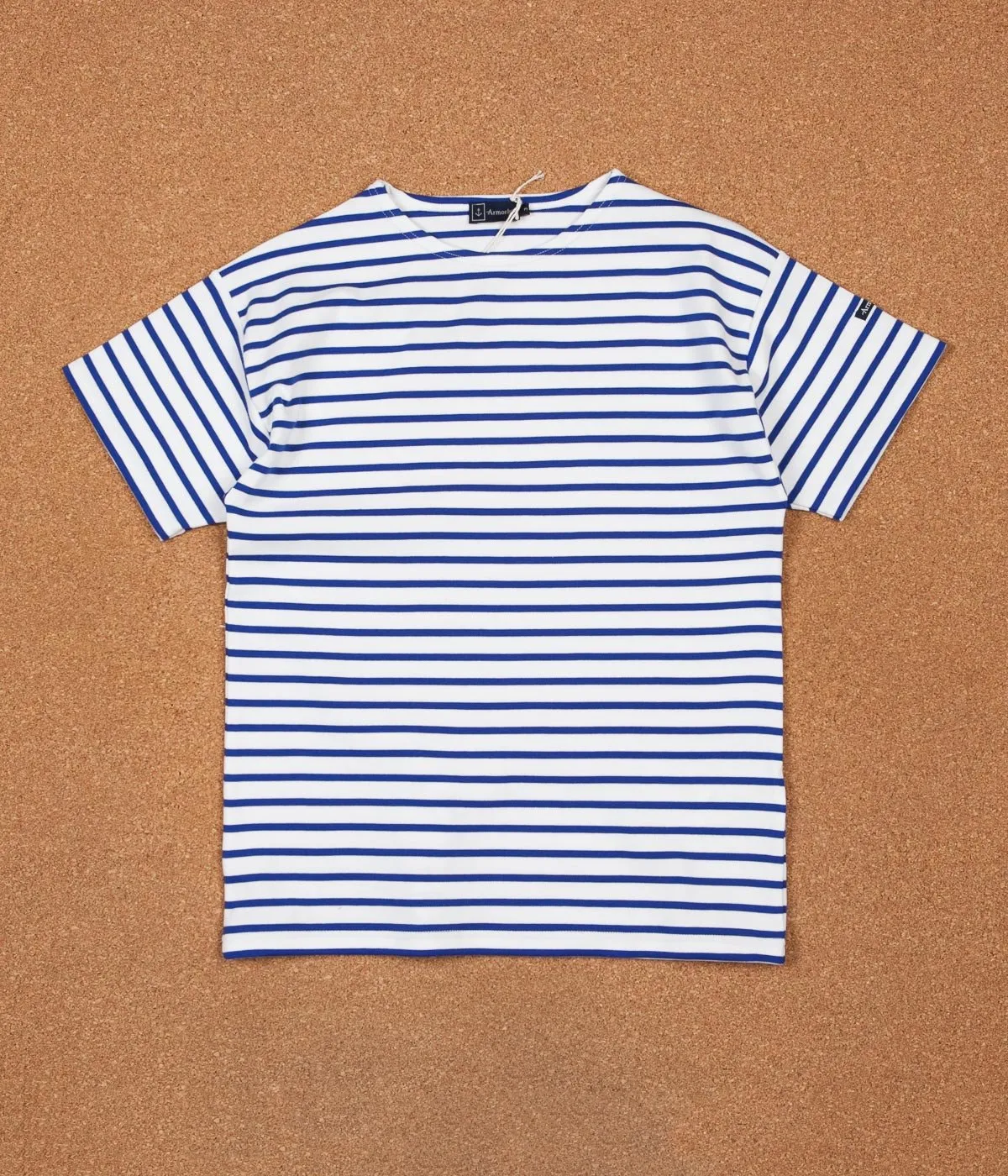 Armor Lux Doelan T-Shirt - White / Star Blue