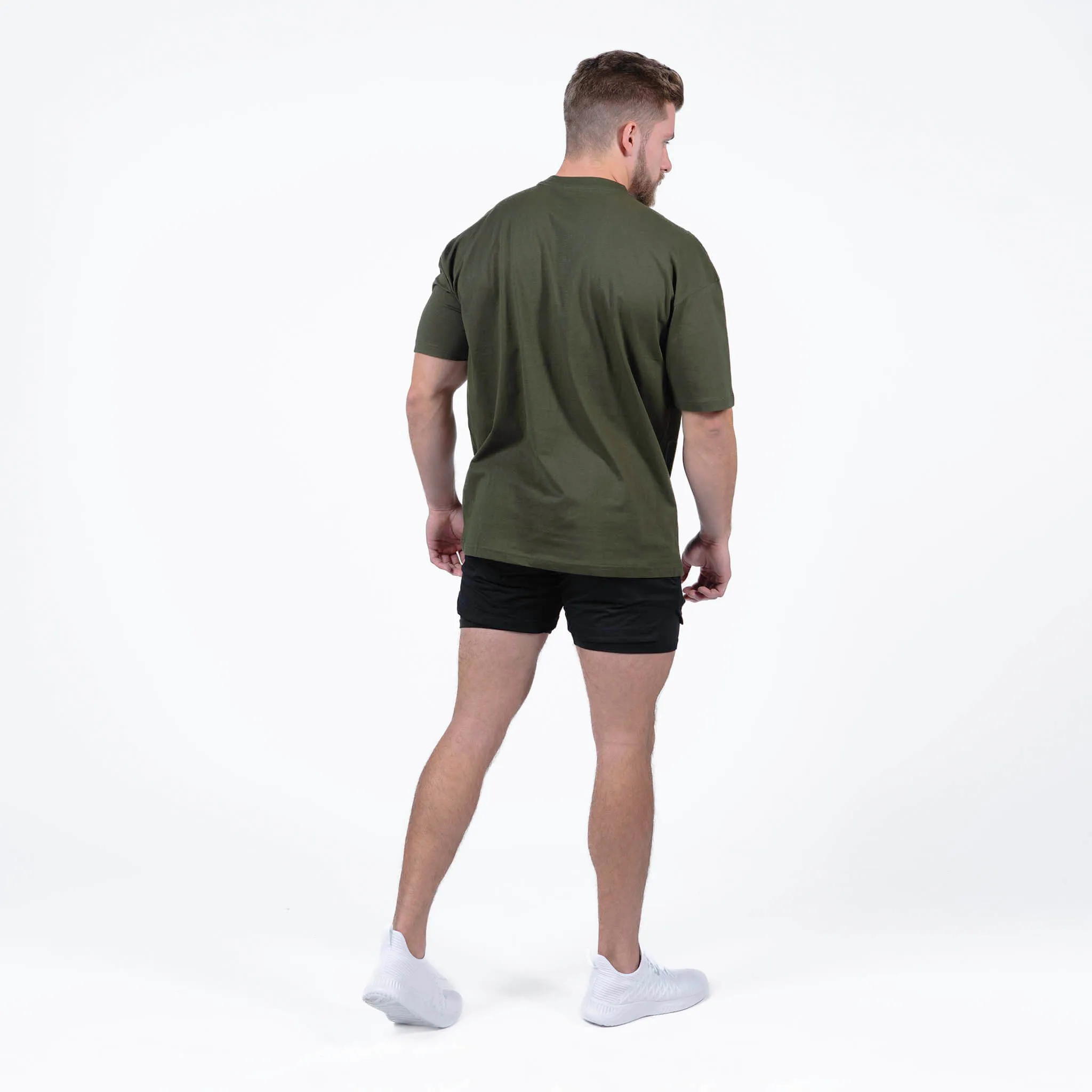 Ascend Box Tee - OD Green