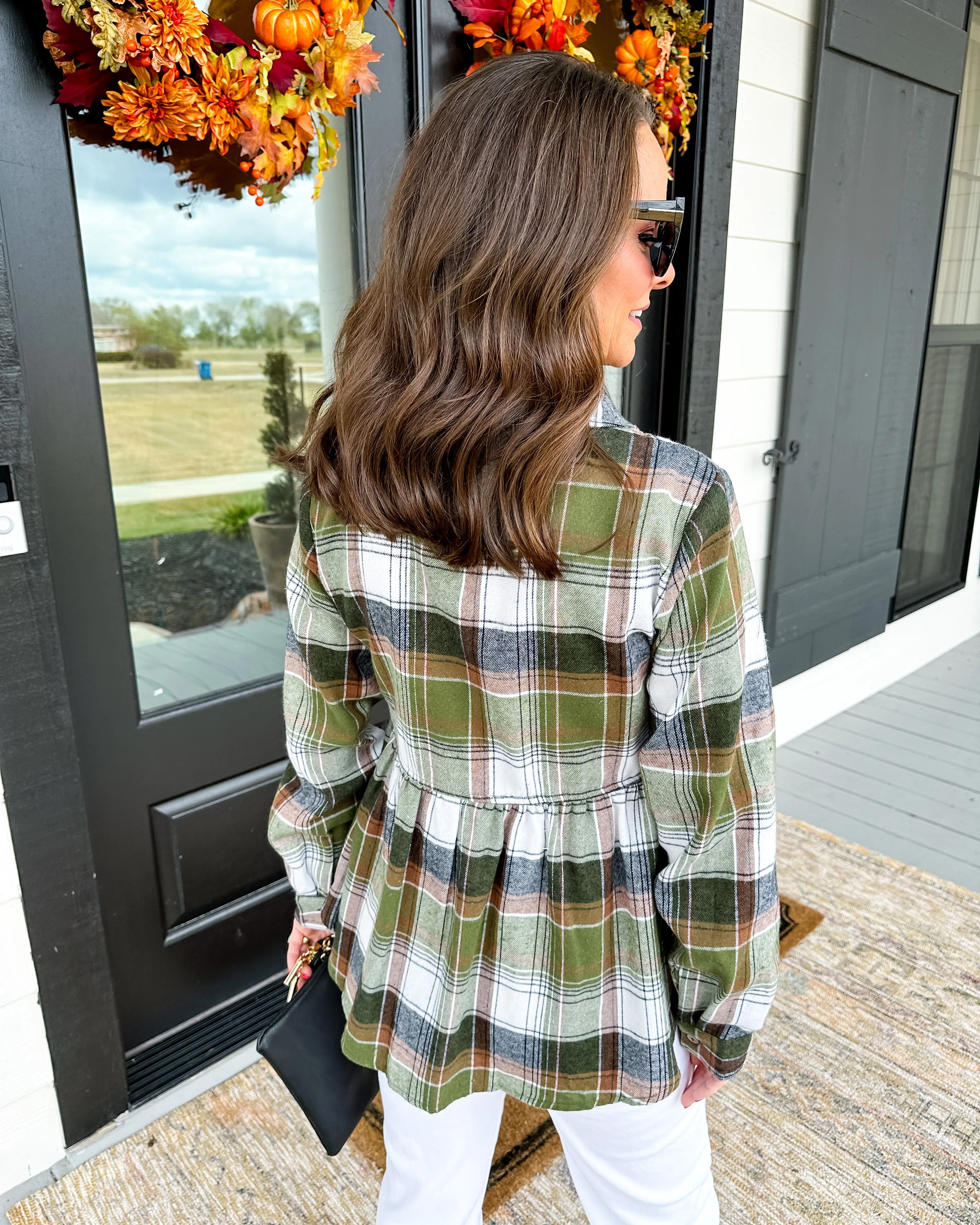 Babydoll Flannel Top