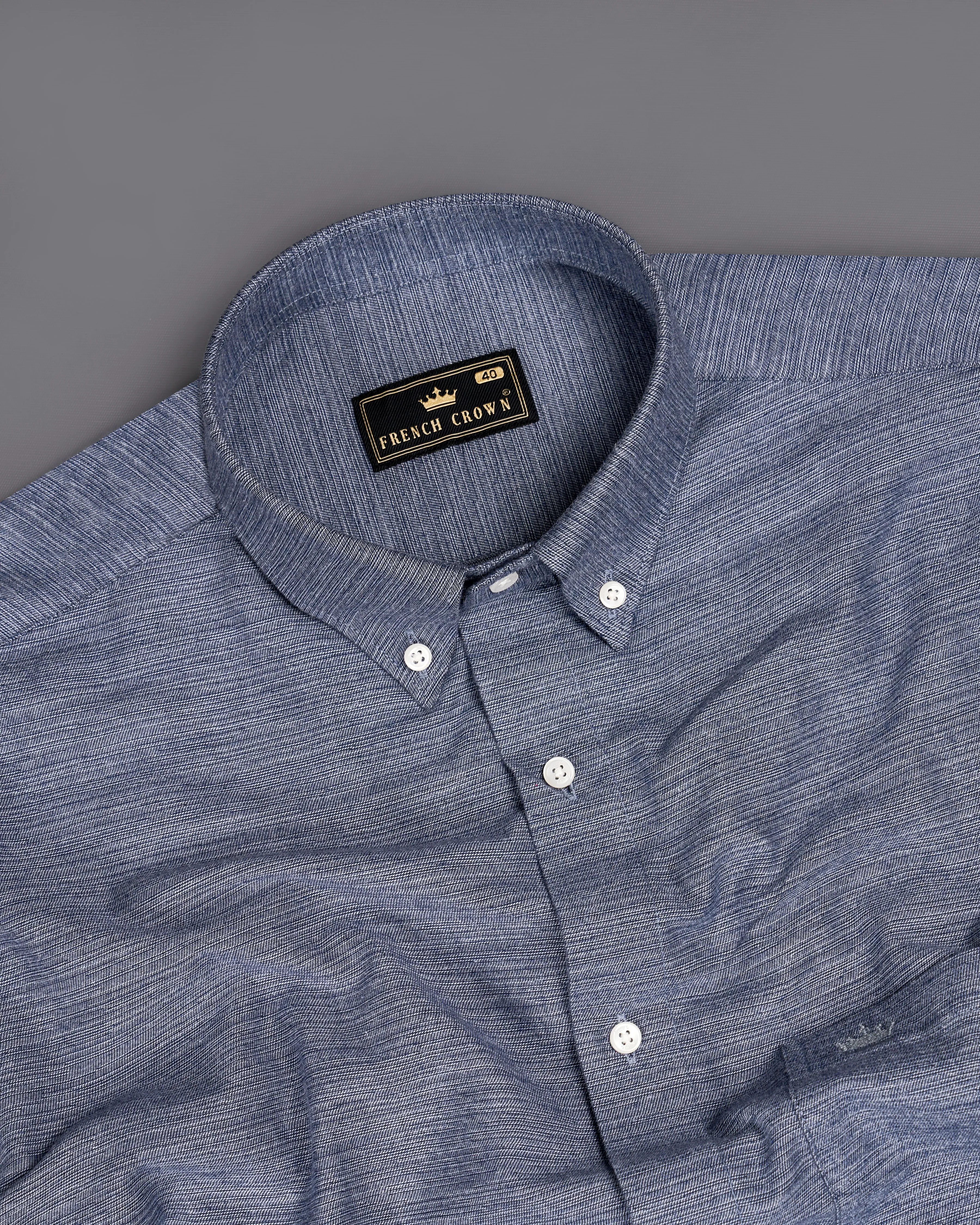 Bayoux Gray Button Down Flannel Shirt