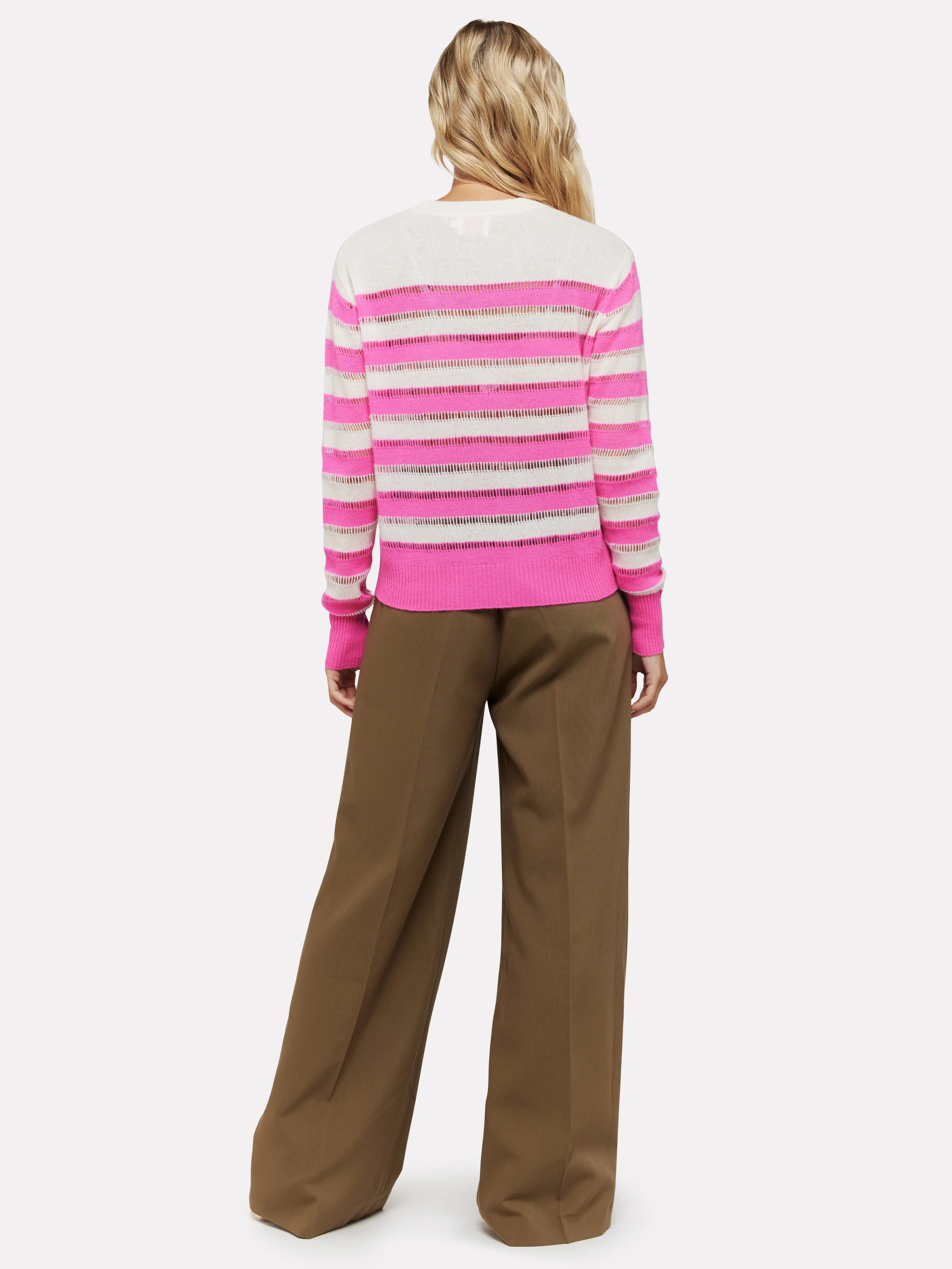 Beach Stripe Cashmere Knit