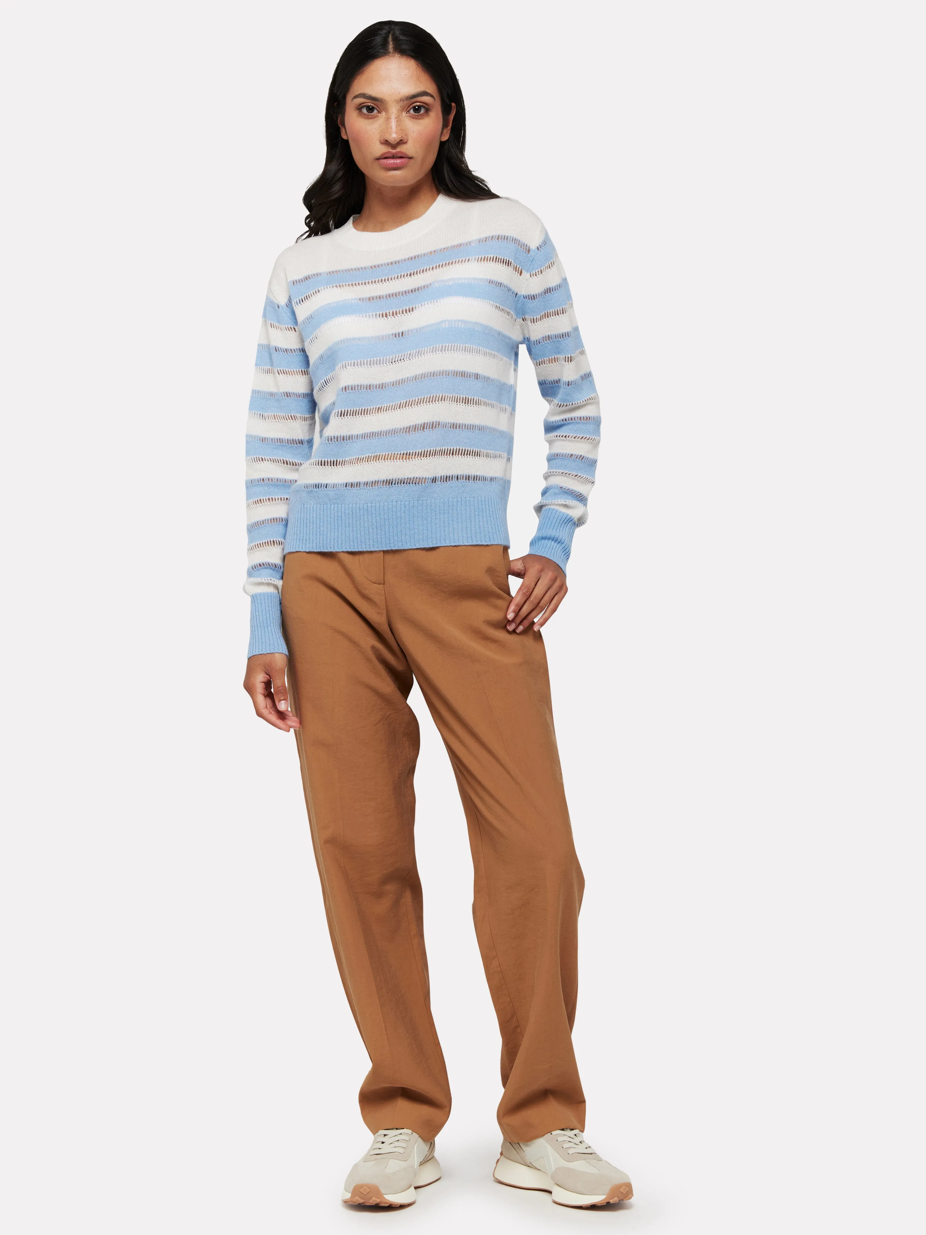 Beach Stripe Cashmere Knit