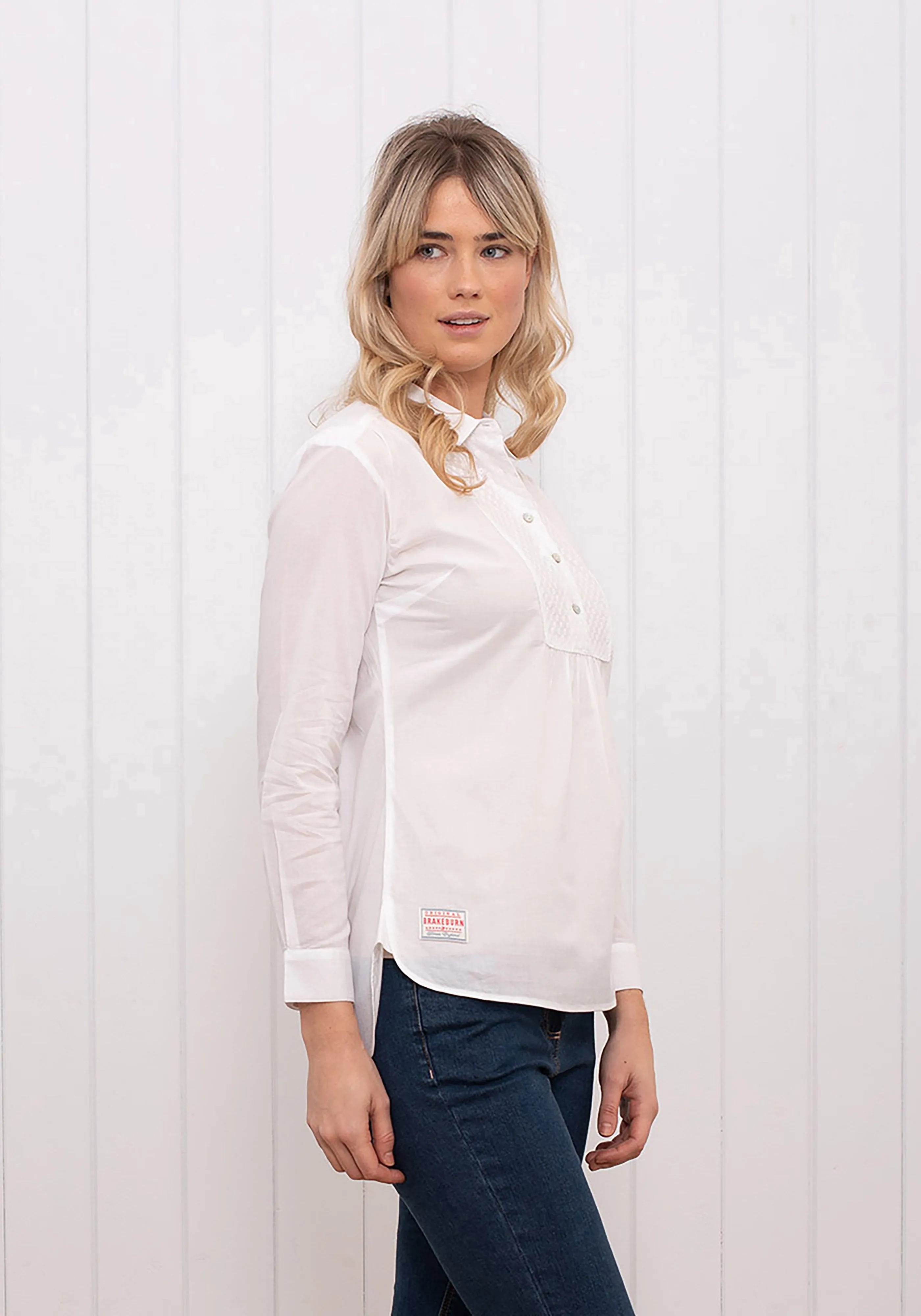 Bib Front Blouse