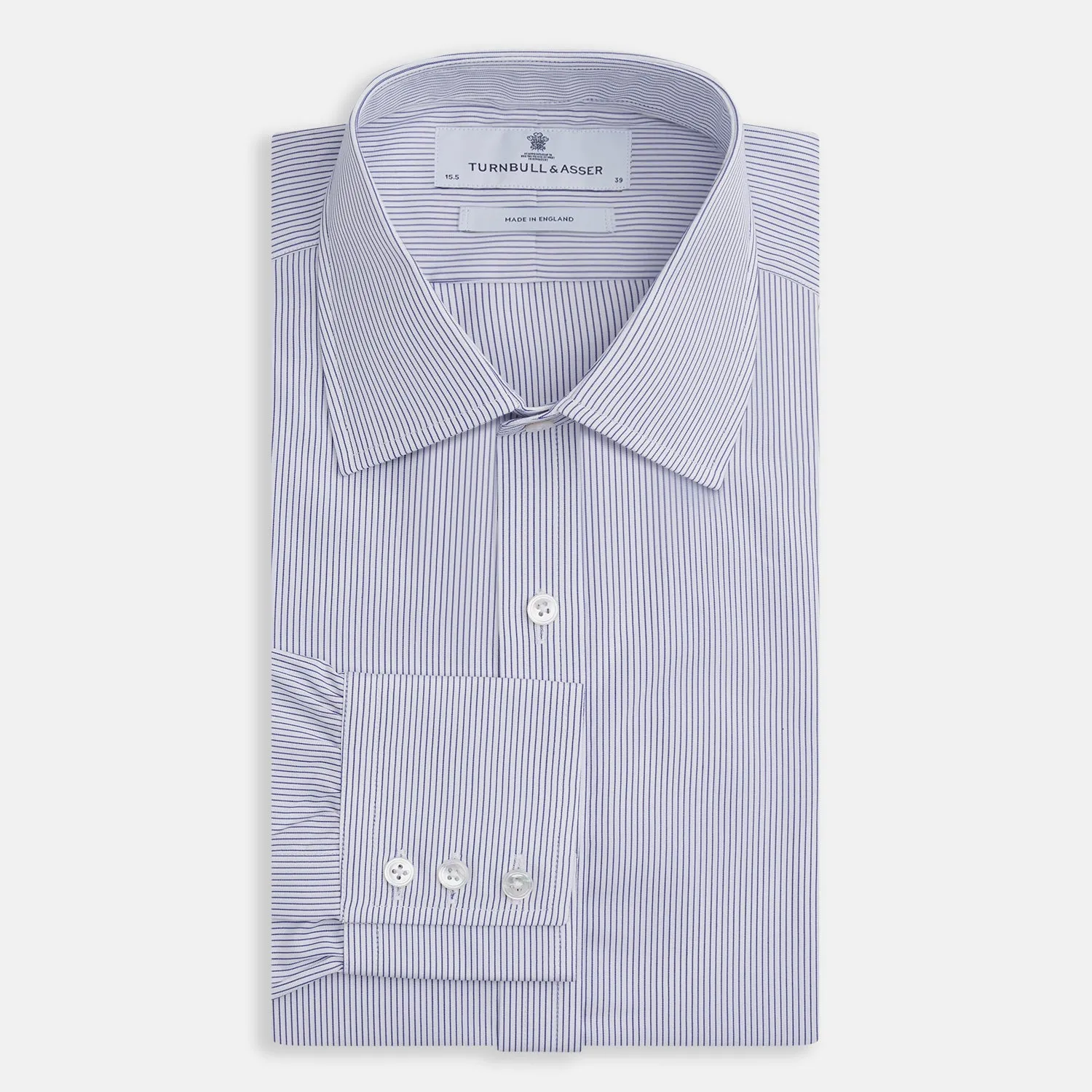 Blue Pinstripe Mayfair Shirt