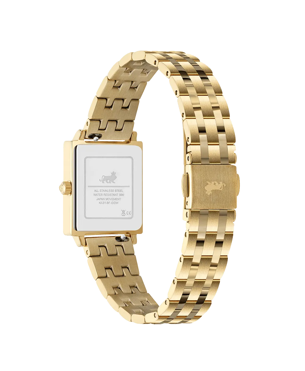 Boyfriend Mini Classic Gold White 31mm