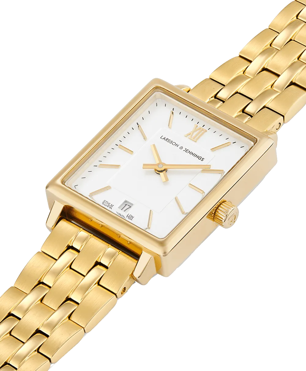 Boyfriend Mini Classic Gold White 31mm