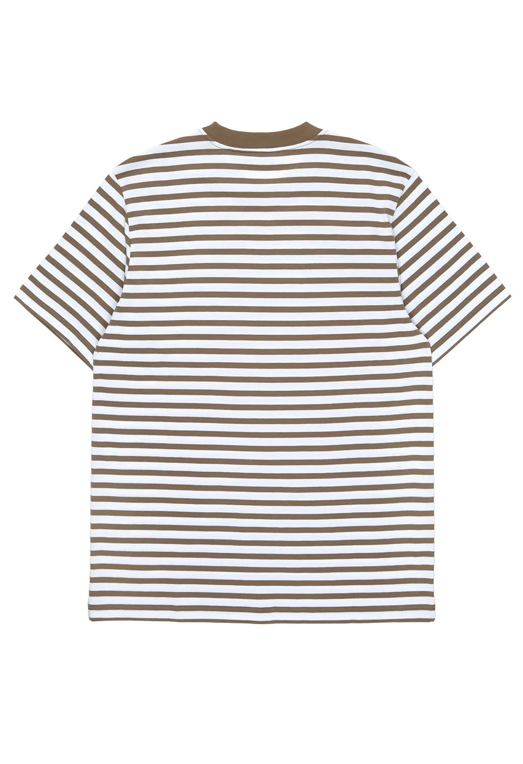 Carhartt WIP Men's Seidler Pocket T-Shirt - Seidler Stripe, Branch / White