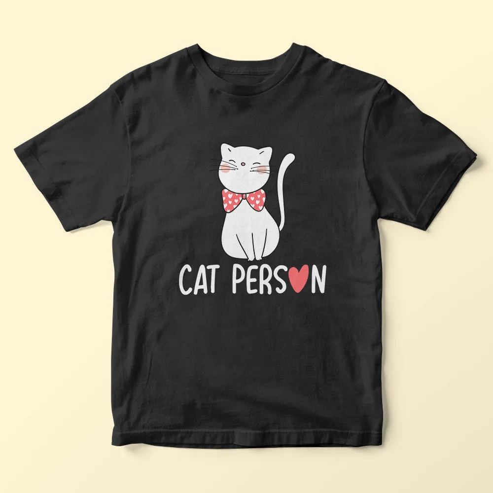 Cat Person Kids T-Shirt