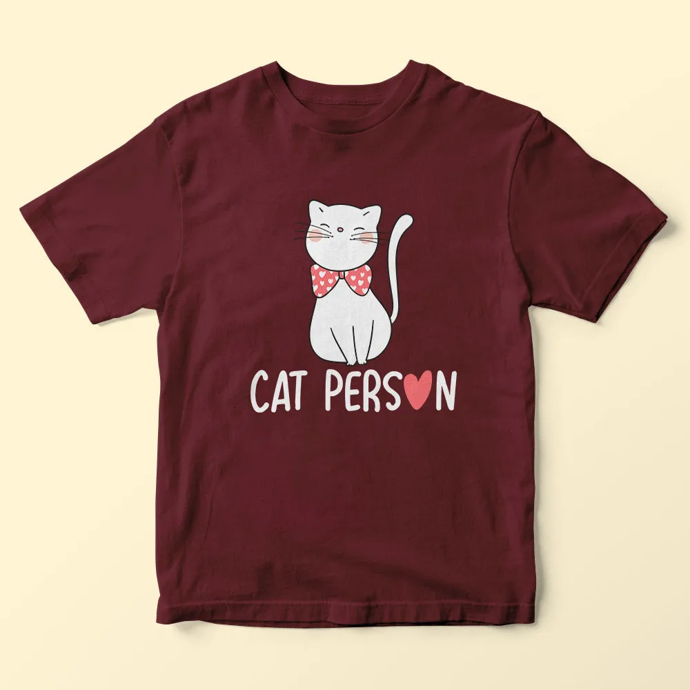 Cat Person Kids T-Shirt