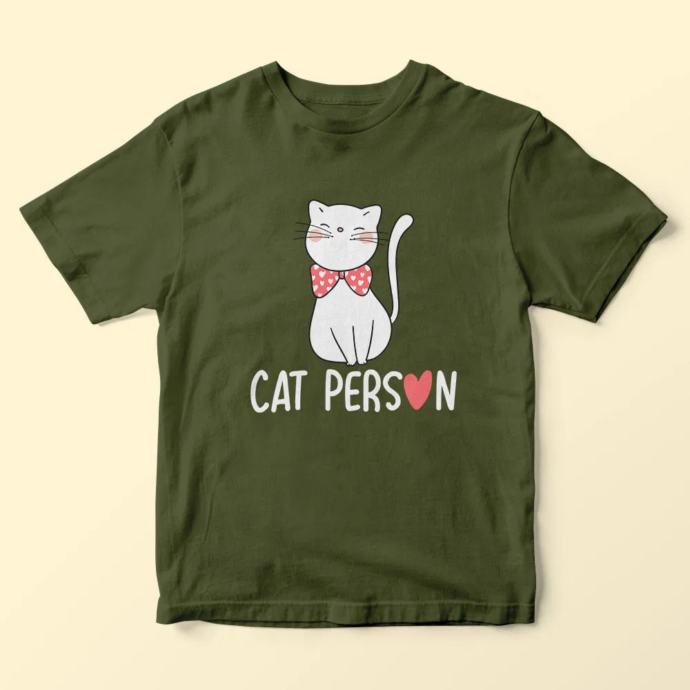 Cat Person Kids T-Shirt