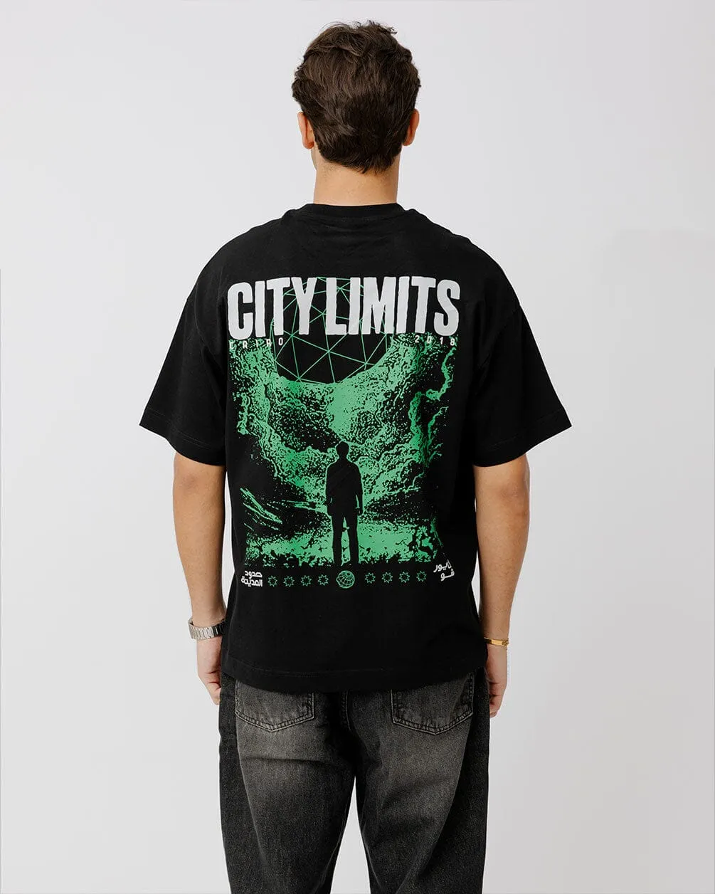 City Limits Printed Oversized Tee