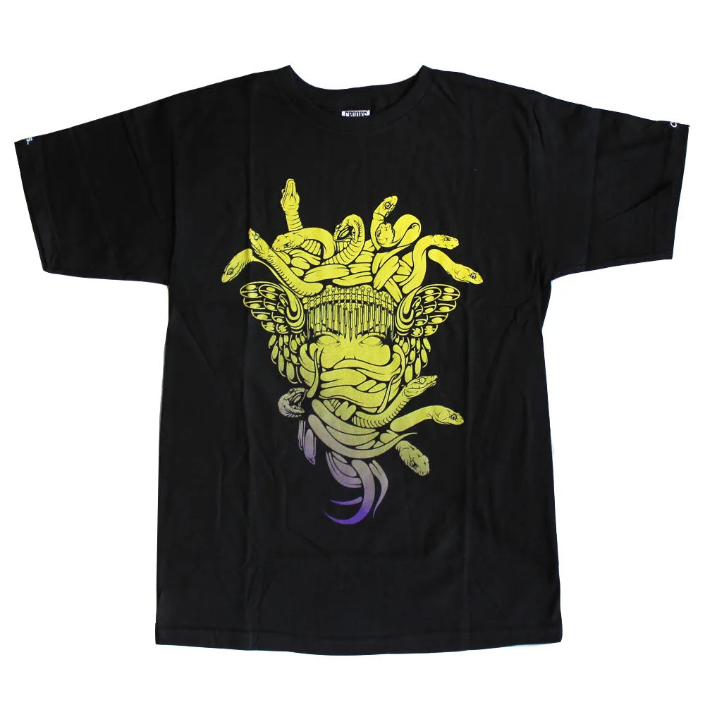 Crooks & Castles Medusa Gradient T-Shirt Black