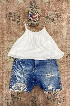 Custom Vintage Denim Shorts