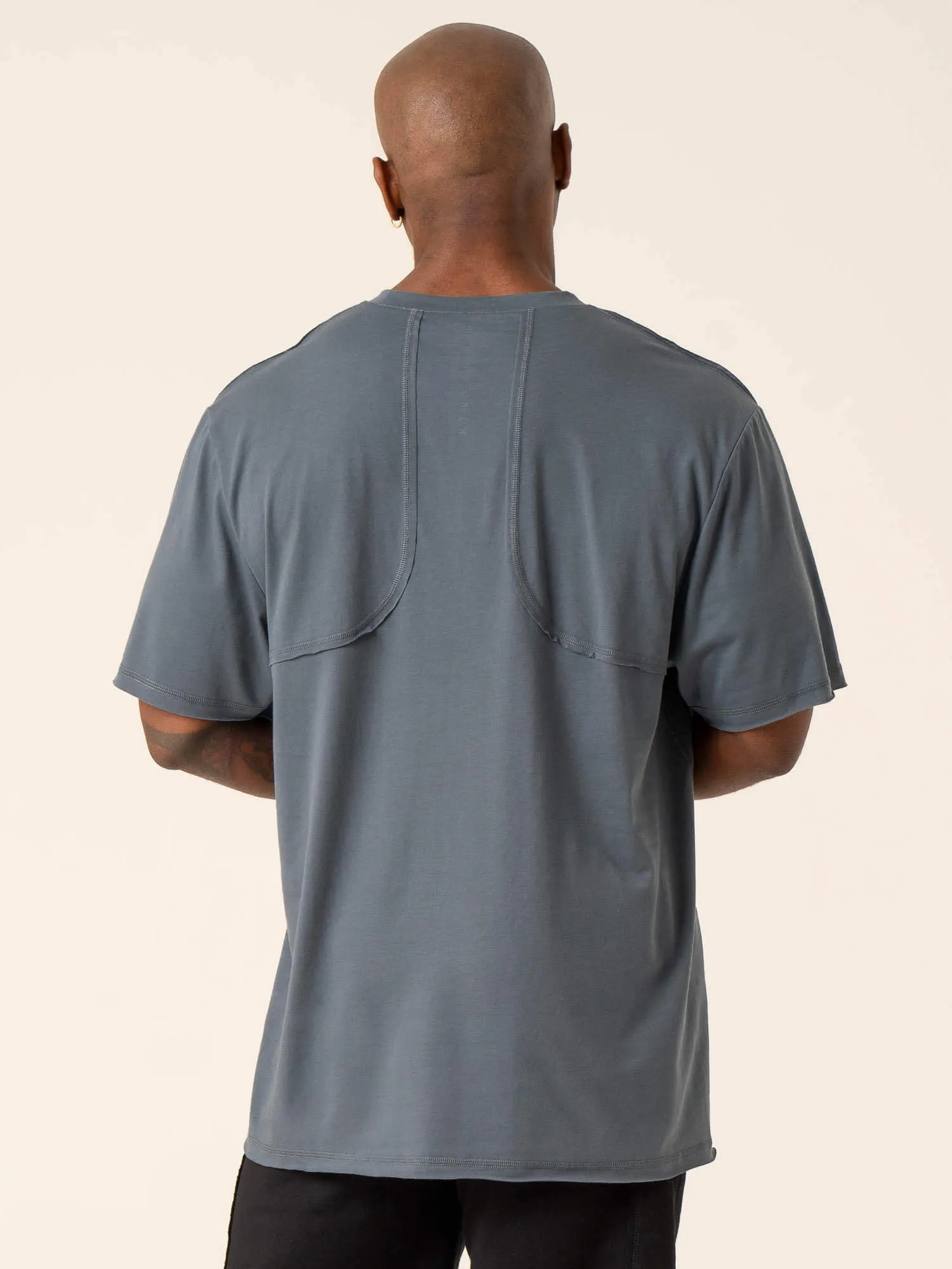 Dynamic Oversized T-Shirt - Petrol