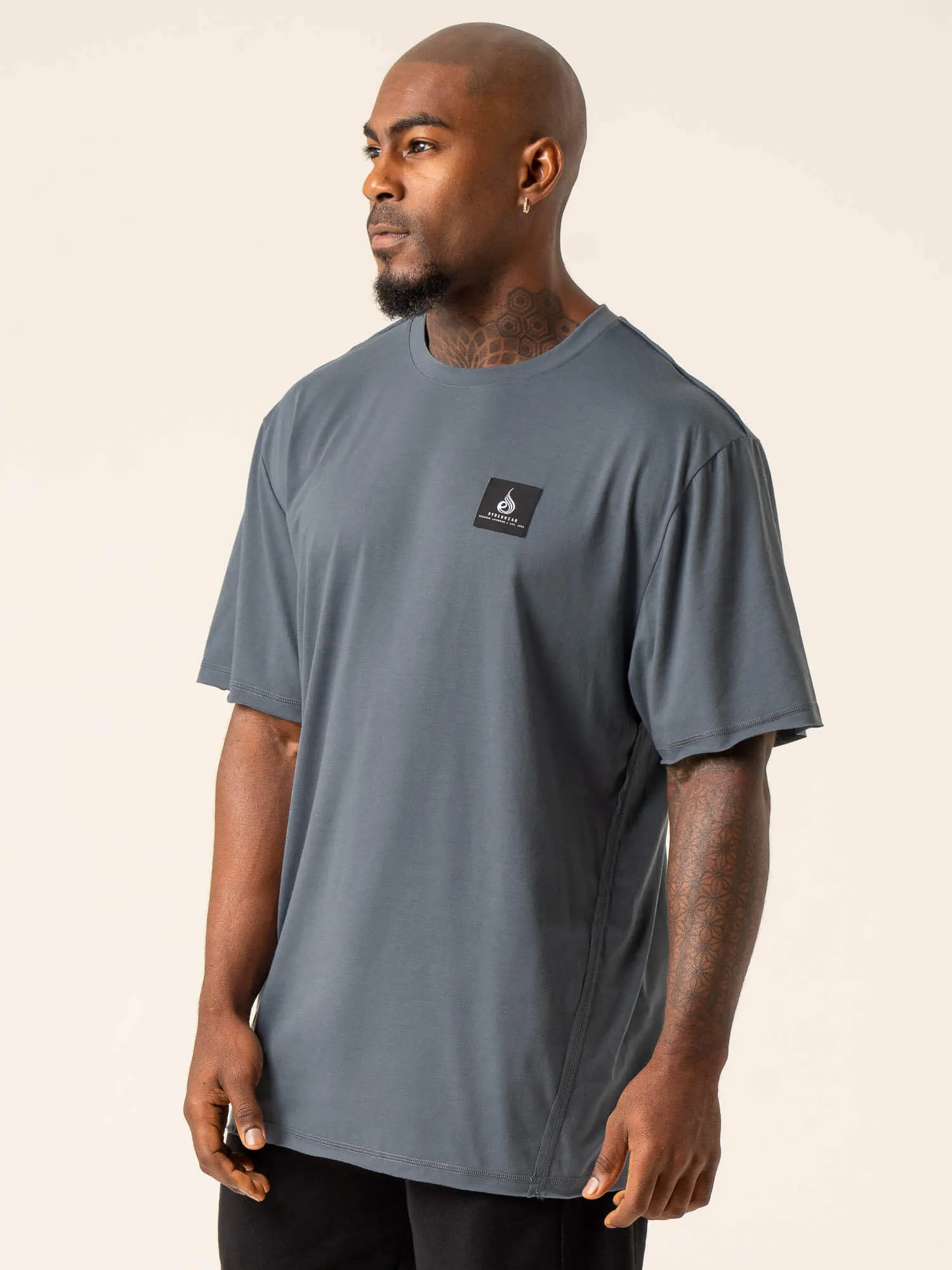 Dynamic Oversized T-Shirt - Petrol