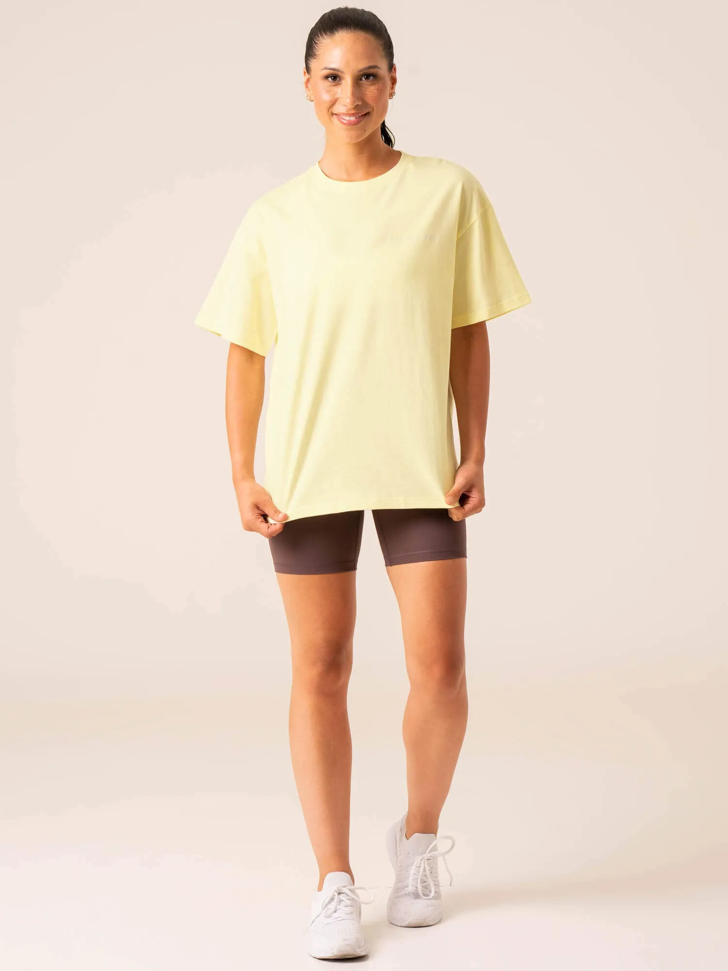 Embody Oversized T-Shirt - Lemon