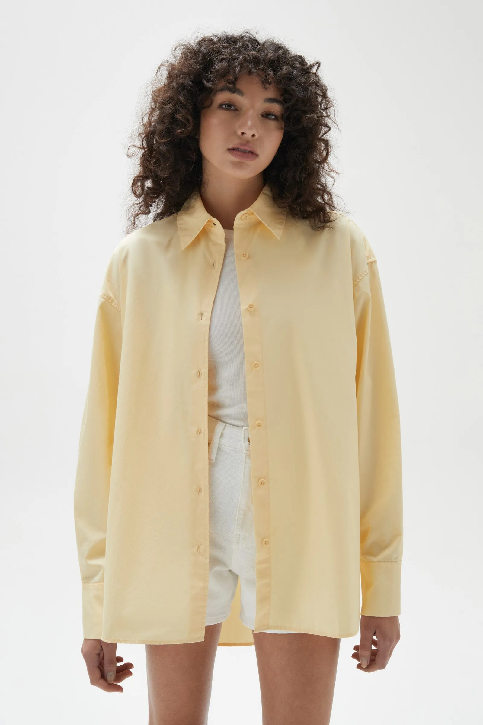 Everyday Poplin Shirt Lemon