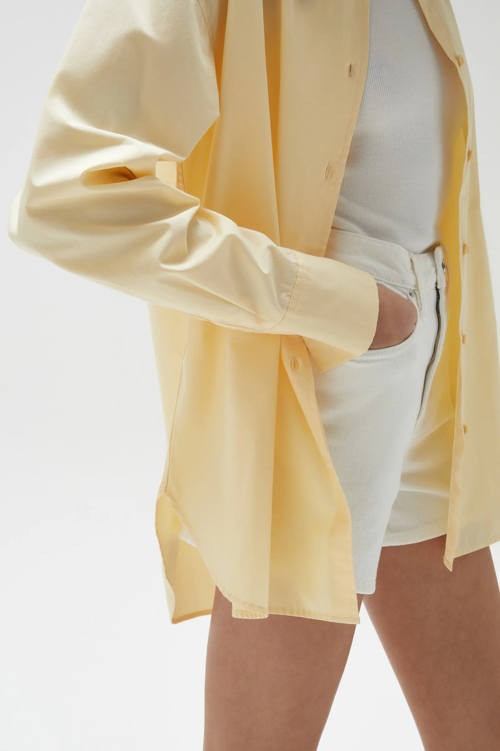 Everyday Poplin Shirt Lemon