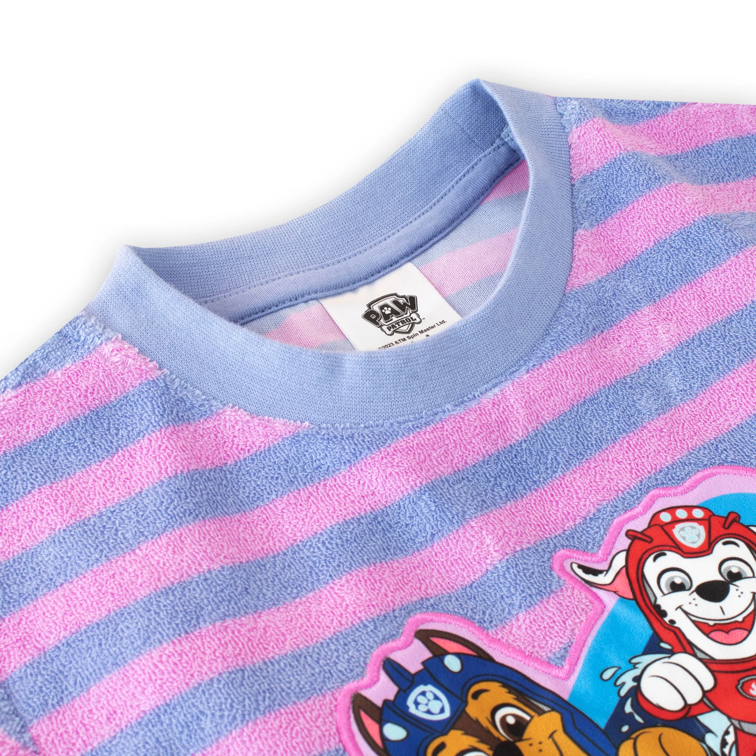 Girls Paw Patrol Towelling T-Shirt and Shorts Set