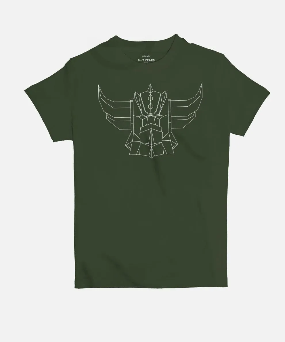 Grendizer Outline | Kid's Basic Cut T-shirt