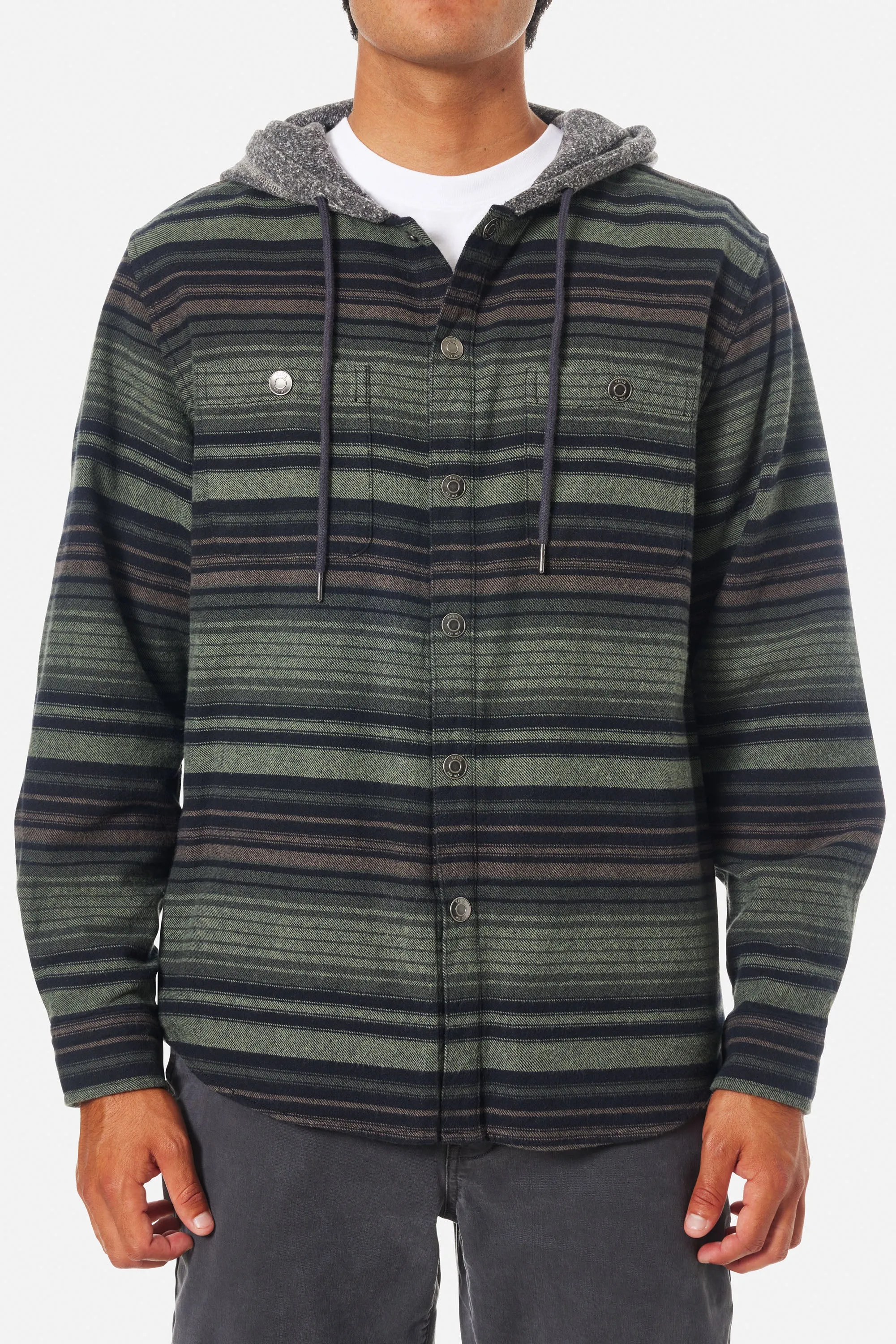 HAROLD HOODED FLANNEL