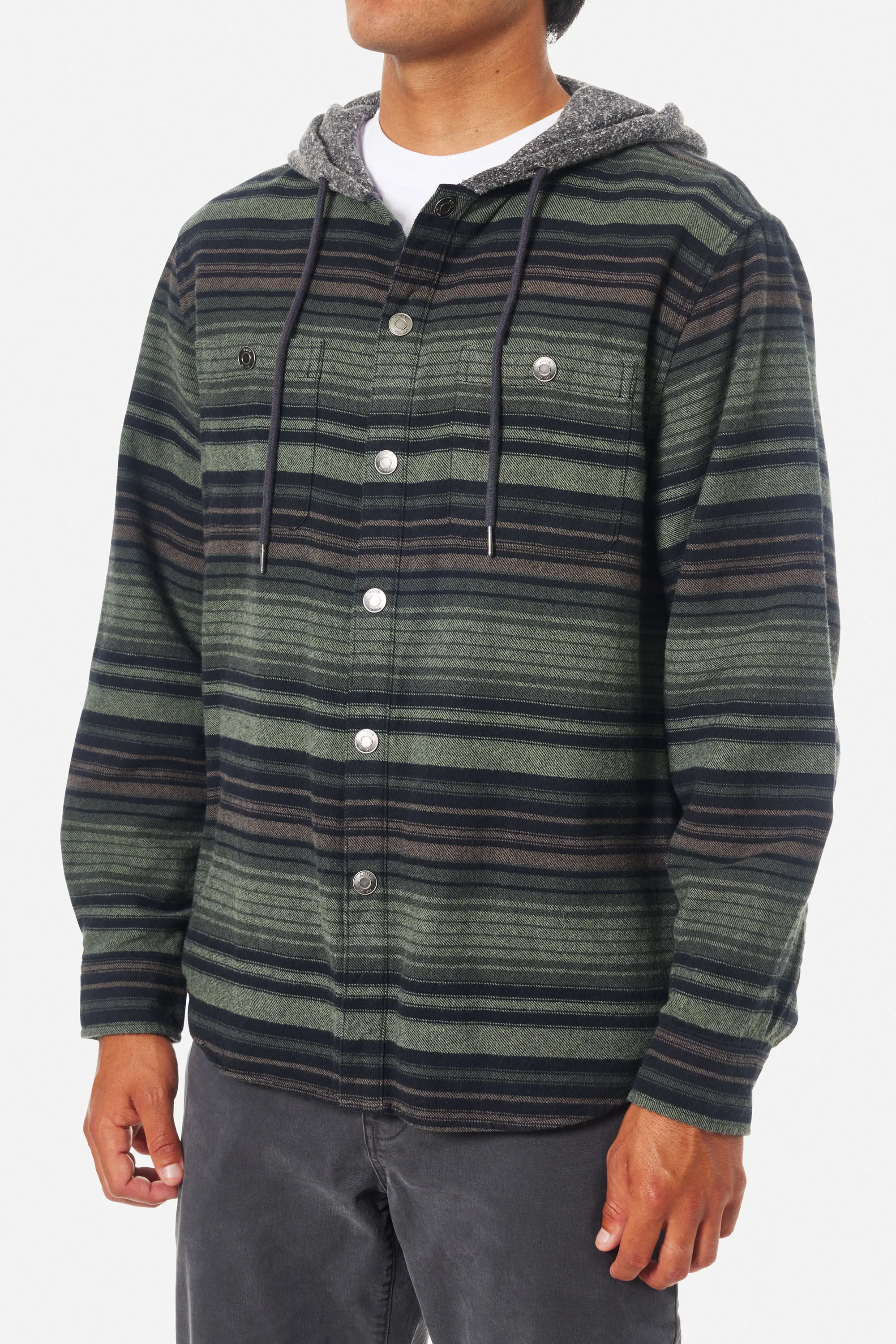 HAROLD HOODED FLANNEL