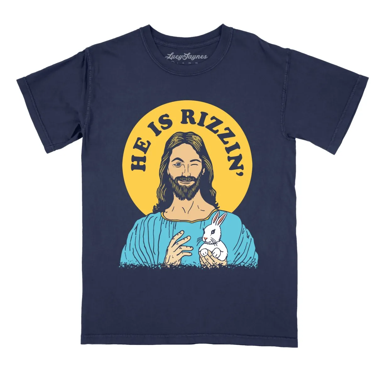 He Is Rizzin' Comfort Colors Tee