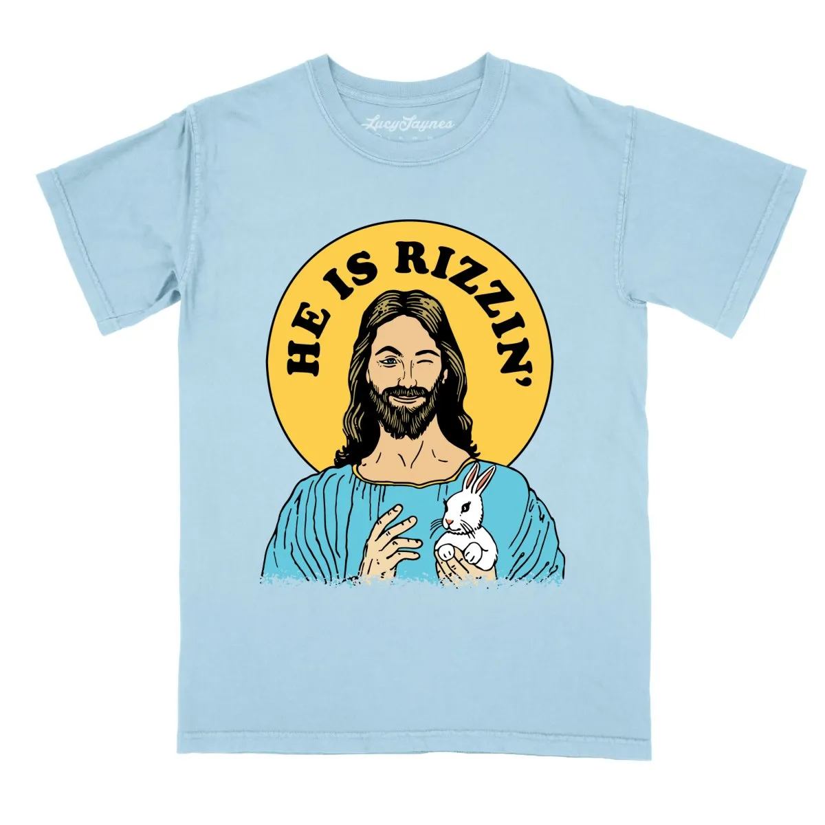 He Is Rizzin' Comfort Colors Tee