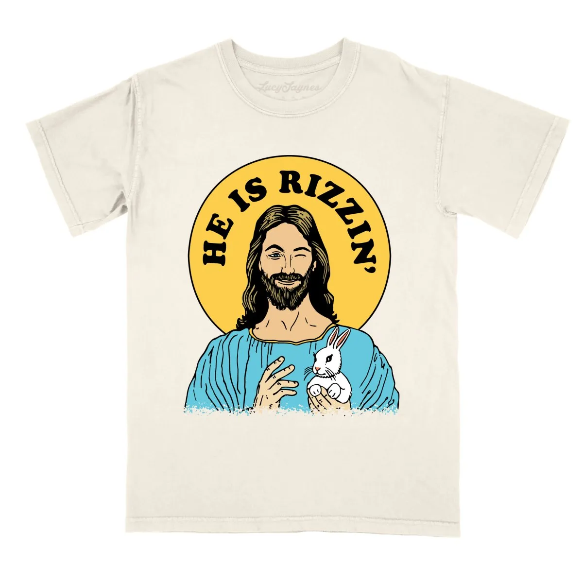 He Is Rizzin' Comfort Colors Tee