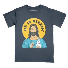 He Is Rizzin' Comfort Colors Tee