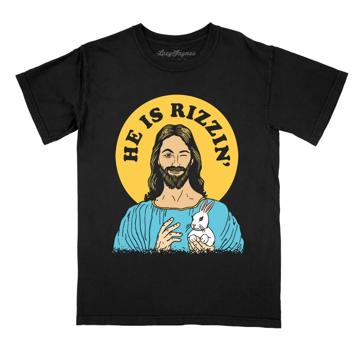 He Is Rizzin' Comfort Colors Tee