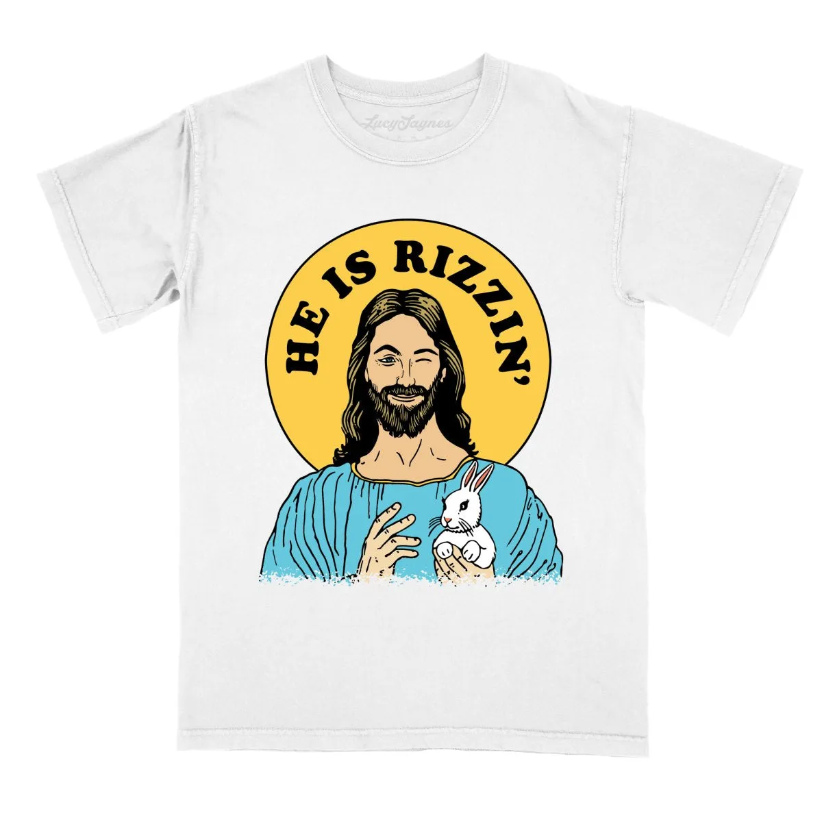 He Is Rizzin' Comfort Colors Tee