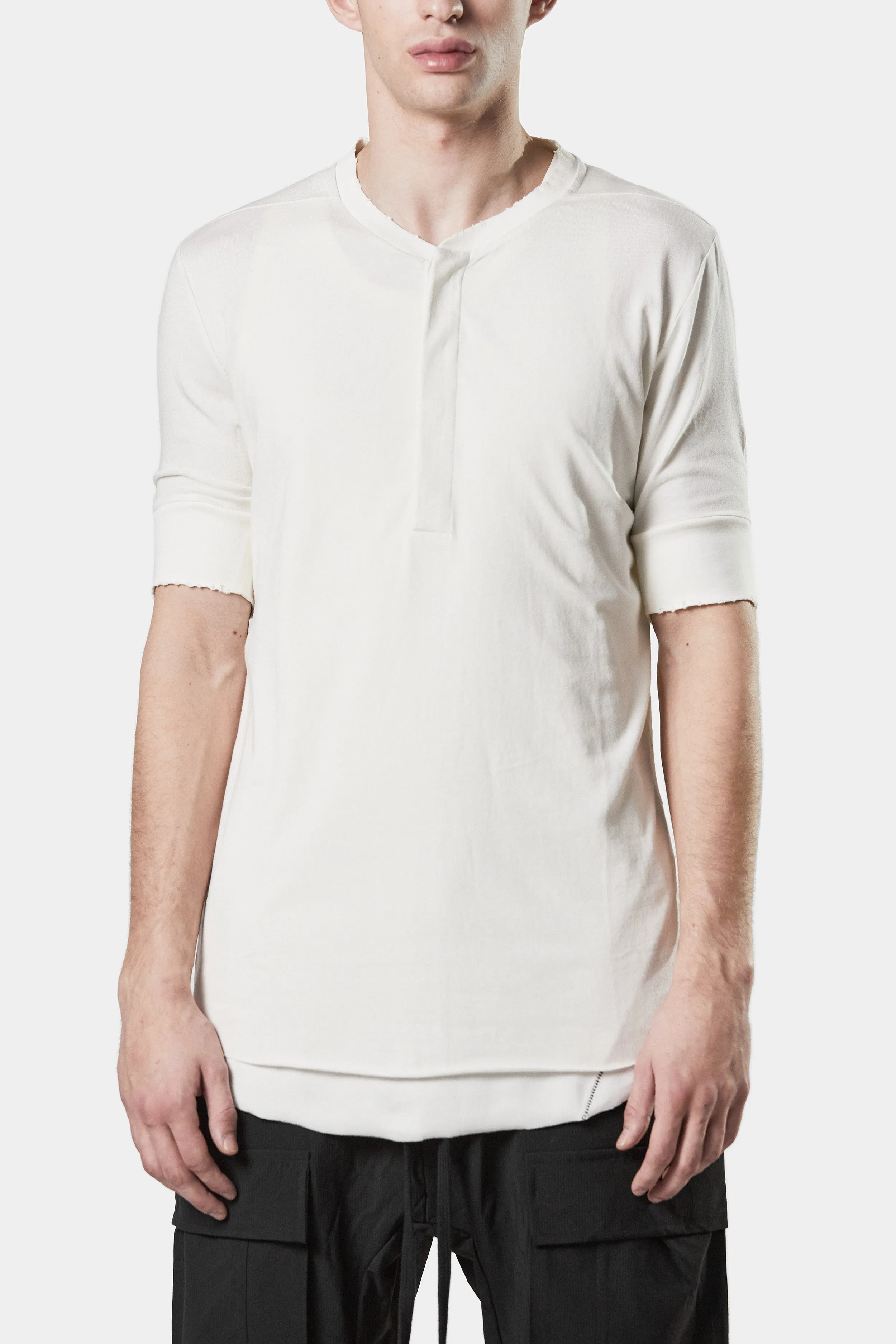 Henley t-shirt, White