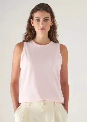 ICONIC BOYFRIEND FIT TANK (BALLET PINK) - PATRICK ASSARAF