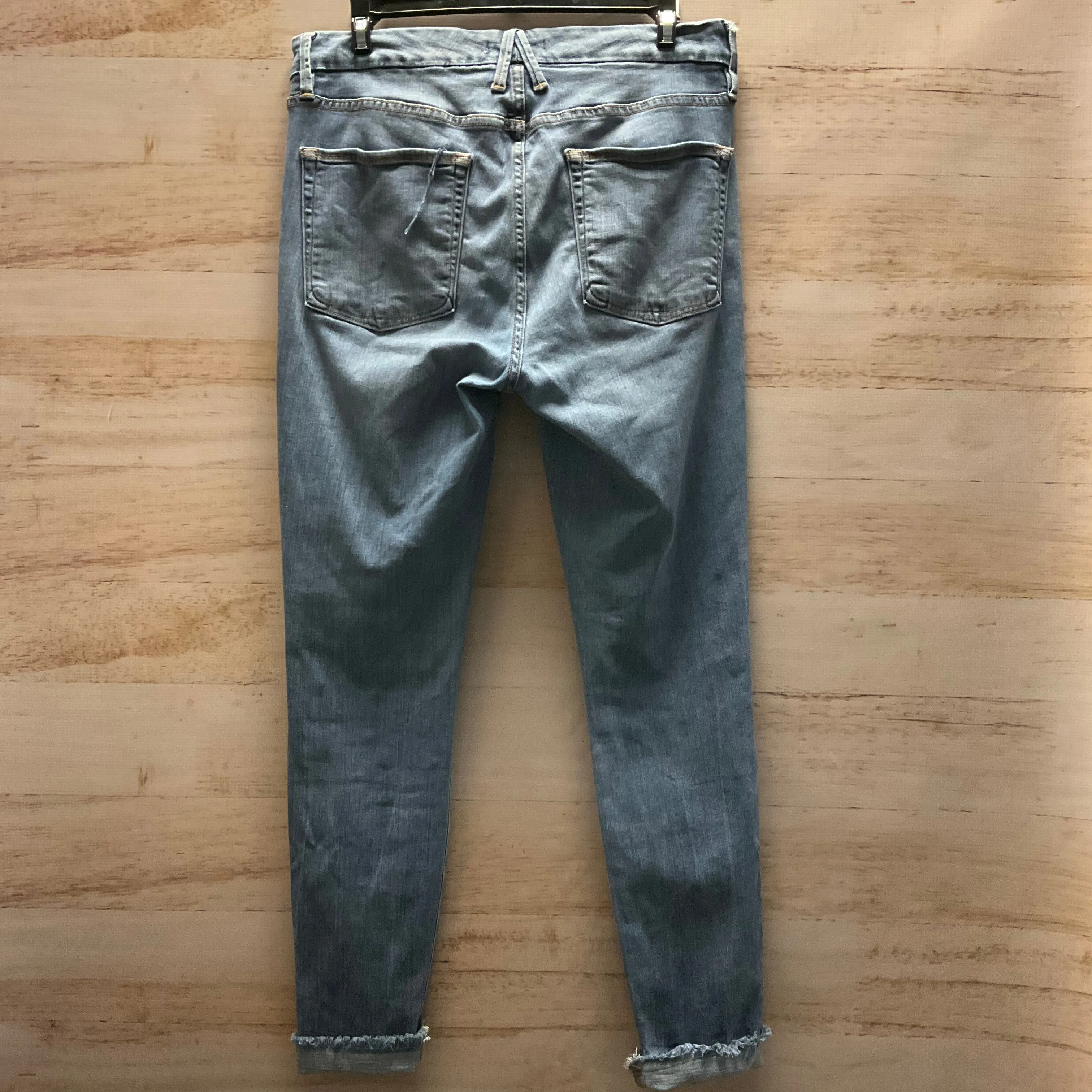 Jeans Skinny By Good American In Blue, Size: 10